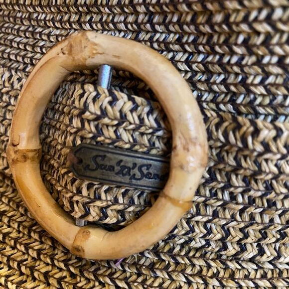 Sun ‘n’ Sand Women’s Floppy Beach Hat, 22” Diameter - Picture 3 of 4